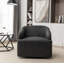Fauteuil demi-tonneau rotatif en simili cuir Andretta-1428319675