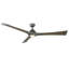 72" Woody 3 - Blade Outdoor Smart Propeller Ceiling Fan with Light Kit Included-100708470-48482666-100708472