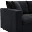 Canapé modulaire 101 po x 66 po avec revêtement, canapé convertible à 4 places, structure stable en fer pour décoration intérieure en L, tissu confortable, style simple et mobile, plusieurs pièces,