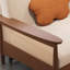Canapé-lit modulaire 100% polyester blanc crème-129870615