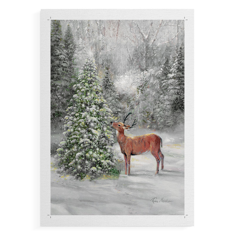 Winter Wonder - Impression sur toile seulement - NON-CADRE, H 60 po x l 40 po