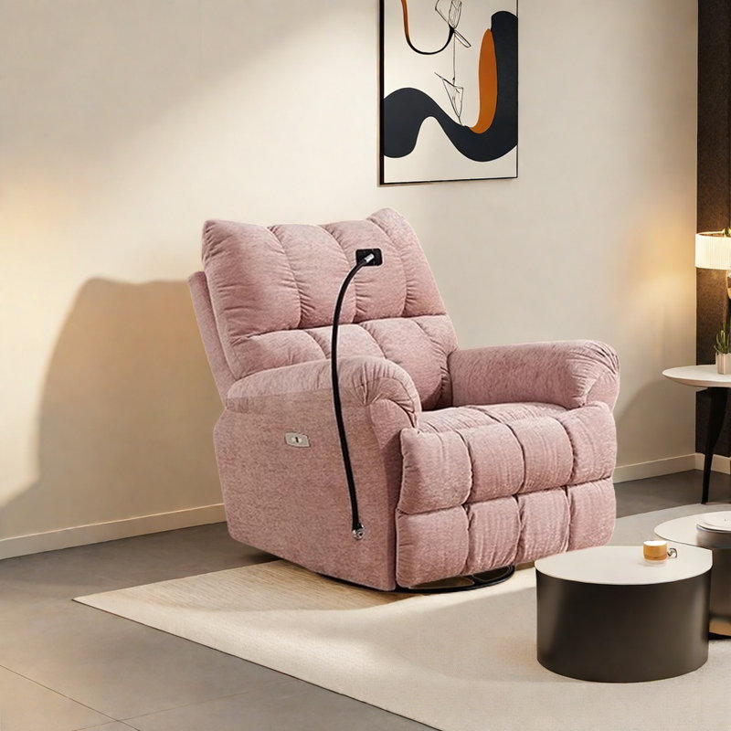 Simple and multi-functional leisure chair, Pink
