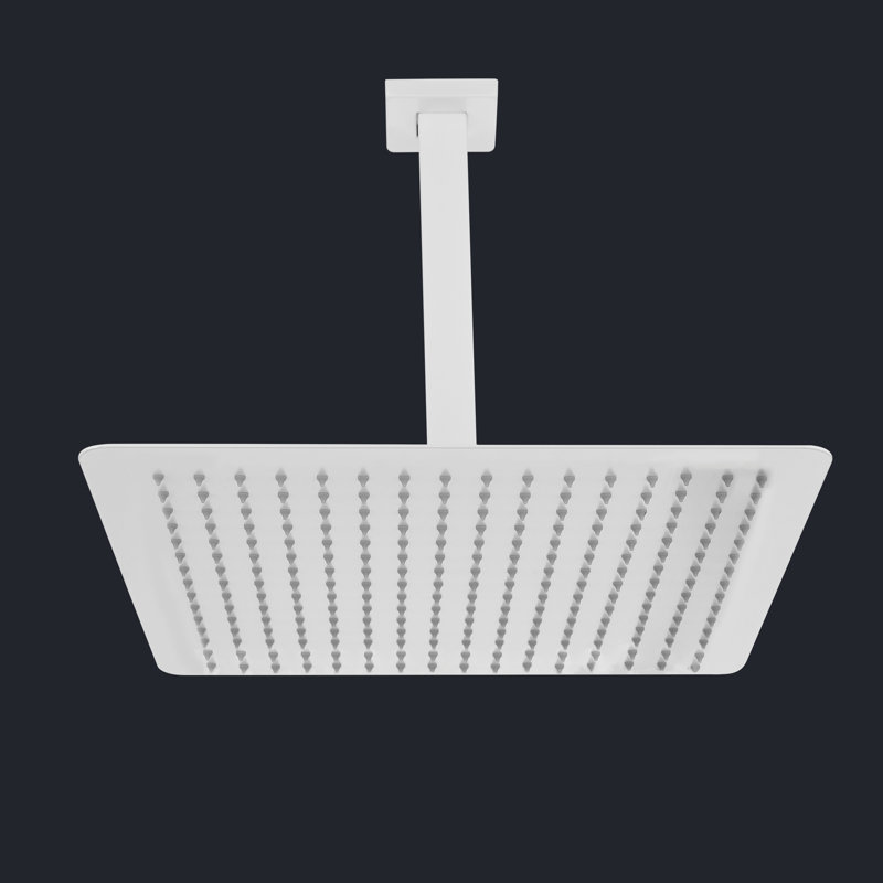 Pomme de douche fixe Rain, Blanc