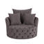 Fauteuil d'appoint pivotant Habak-858430207