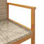  Chaise de jardin en PE rotin beige, matériaux mi-résistants aux rayons UV-952553596