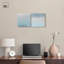 «Blue Dot Nebula Duo», ensemble de décorations sur toile bleu et sauge par Art Remedy, tendue avec châssis, 12 x 12-1308283855-1308283861