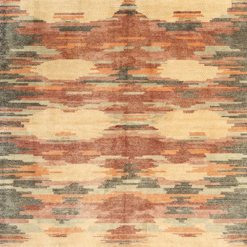 Abstract Indoor Rug, Square 7'