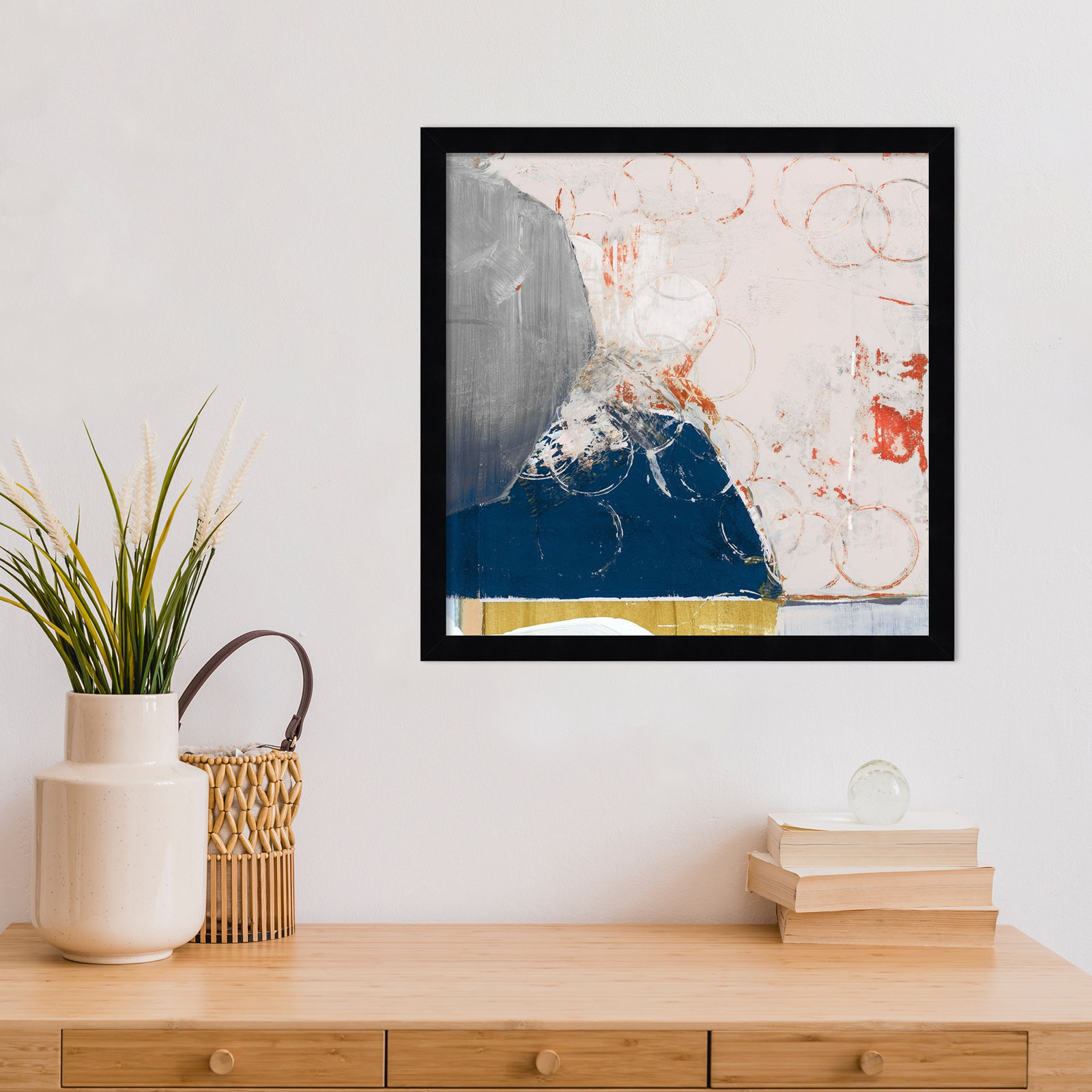 Gilpin "Beautiful Mess No. 2" Print, 17" H x 17" W, Black
