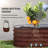 Outdoor Metal Elevated Planter Box Raised Garden Bed Kit With Safety Edging-9599444