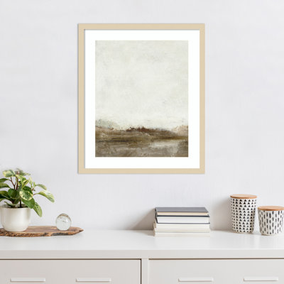 Burkhild Away From Here No 1 by Dan Hobday Wood Framed Wall Art Print
