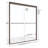 Celesta 44" W x 72" H Frameless Shower Door-14171012-17243226