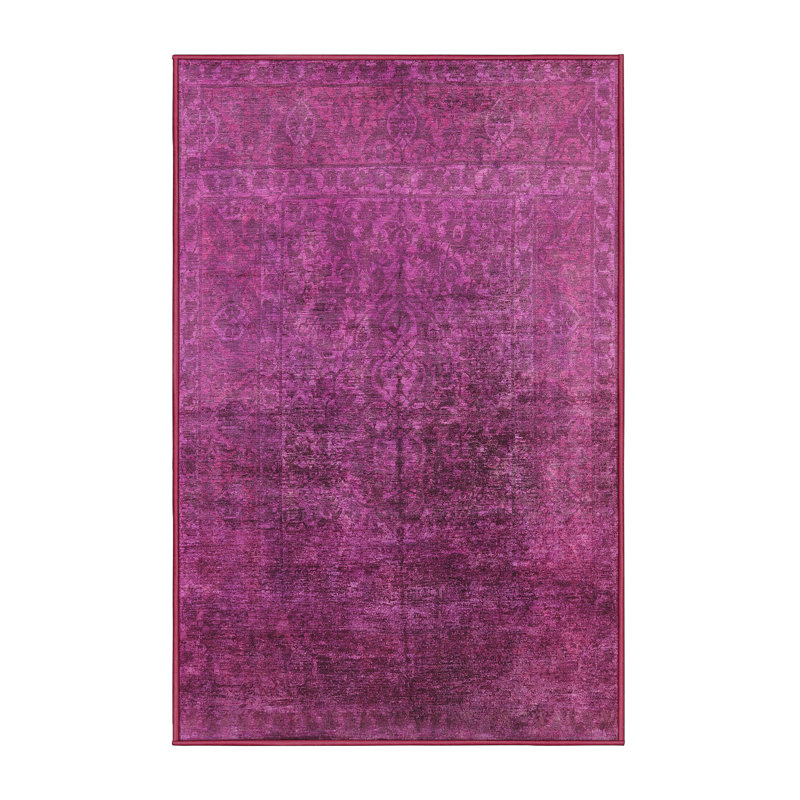 Tapis oriental mauve, Tapis de couloir 2 pi x 5 pi