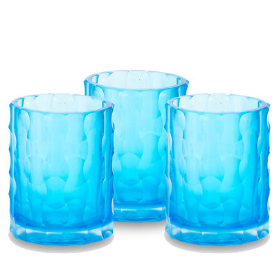 Ensemble de petits porte-votives en verre Noma