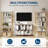 8 Cube Storage Shelf Organizer - Open Cube Bookshelf with 10 Removable Back Panels-117404900