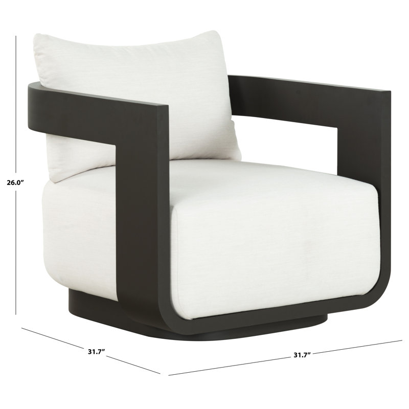 Chaise de patio en aluminium Johnny