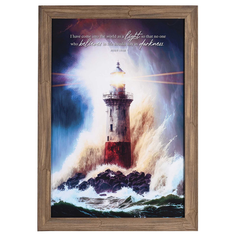 Phare orageux encadré