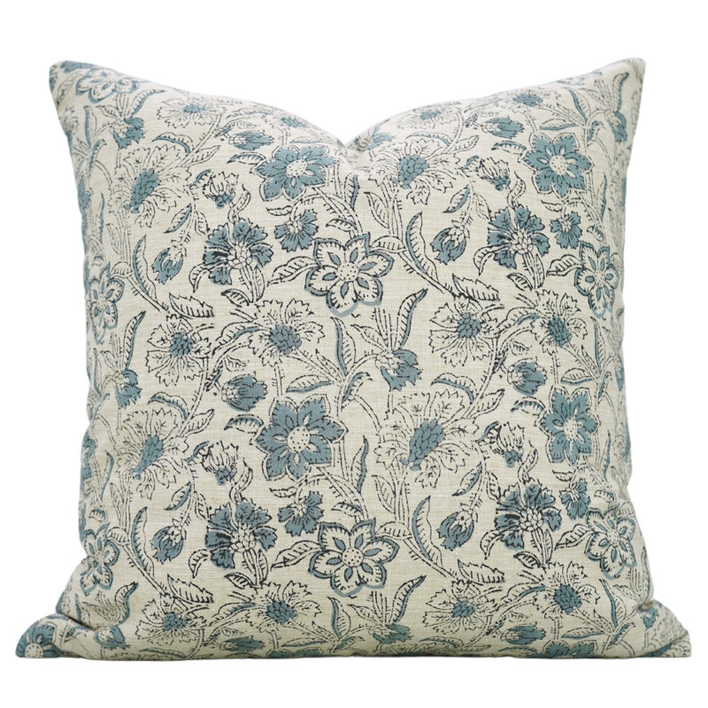 Housse de coussin en lin Fabcline Viscous Lin, Soft Boho Farmhouse Decor (Saraswati, rouille) 16 po x 16 po, Carré