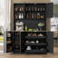 Armoire de cuisine 71 po avec 3 tiroirs coulissants, blanc-2134386127