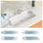 28" L x 14" W Undermount Bathroom Sink Rectangle White Ceramic Bathroom Sink White Undermount Sink