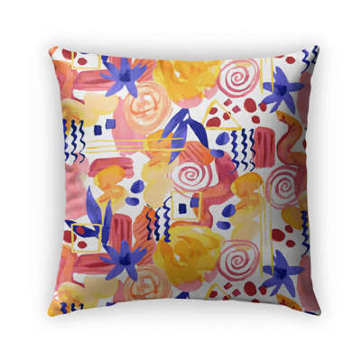 Throw Pillow Abstract Wild