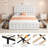 King Size Bed Frame with 4 Storage Drawers and Headboard Faux Leather Upholstered Platform Bed Frame with Wooden Slats Support Button Tufted Design No Box Spring Needed White-897684134-897684155