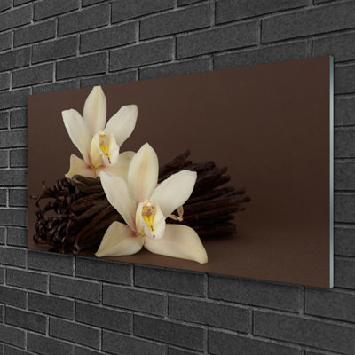 Vanilla - No Frame Print on Glass