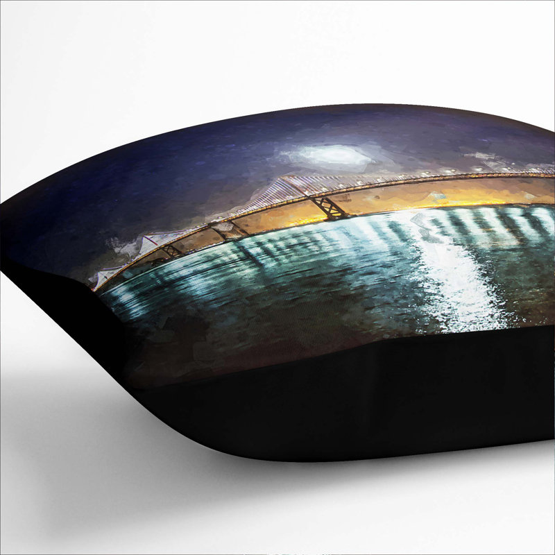 Square Cushion, Black, 55cm H x 55cm W x 20cm D