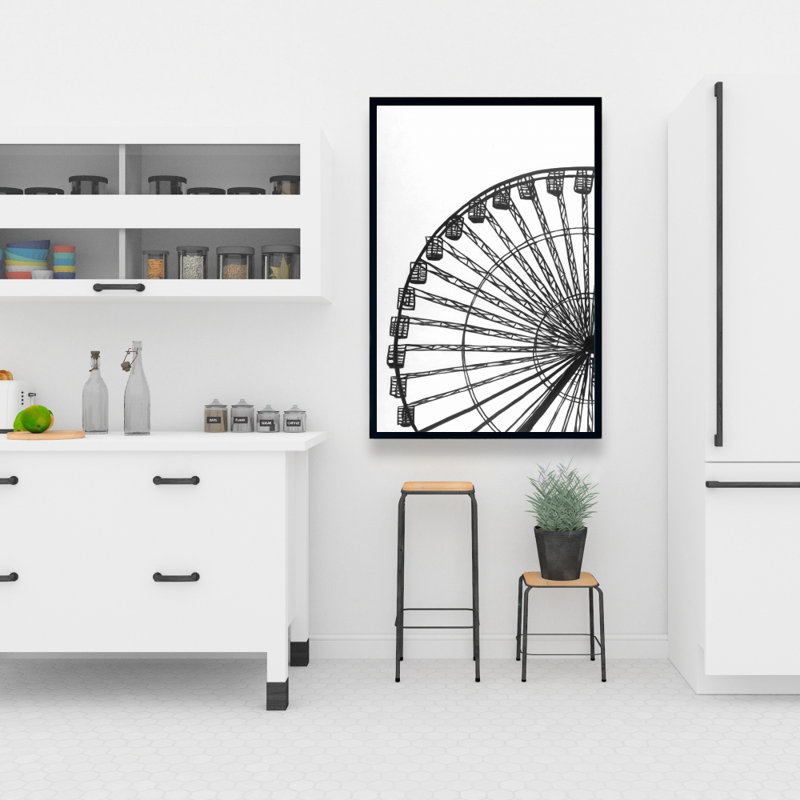 " Monochrome Ferris Wheel "