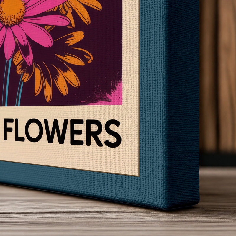 Print, 24x16 - 61.0 x 40.6 cm, Teal Border