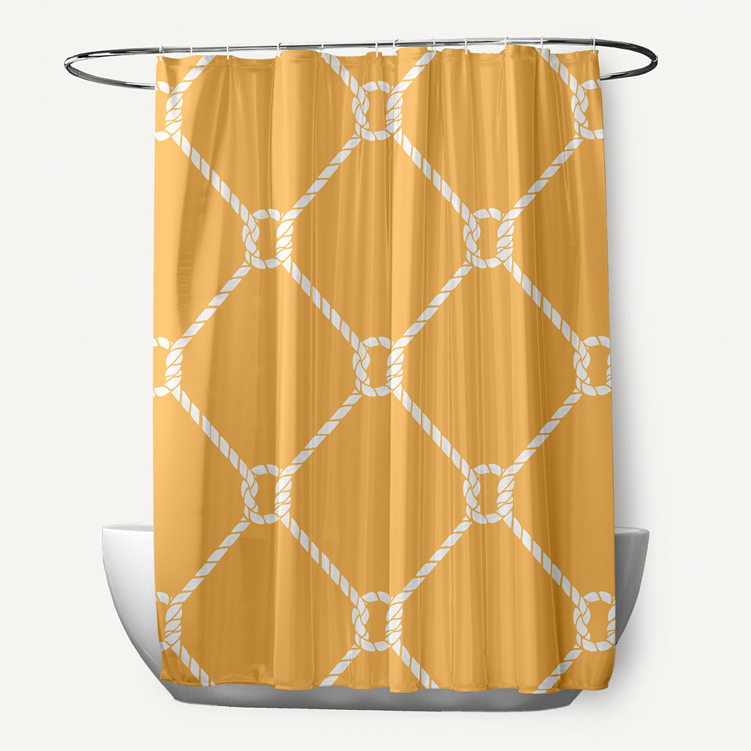 Ludwig Floral Shower Curtain Beachcrest Home™ 