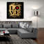 «Heart Of Gold 1v» par Art Licensing Studio, art mural en verre acrylique-996661350