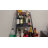 3-tier Trapezoid Liquor Stand For Home Bar, Stepped Wine Rack Freestanding Floor For Liquor Whiskey Wine, Versatile Corner Wine Bottle Display Stand With Fences, Vintage Brown（patent Pending）