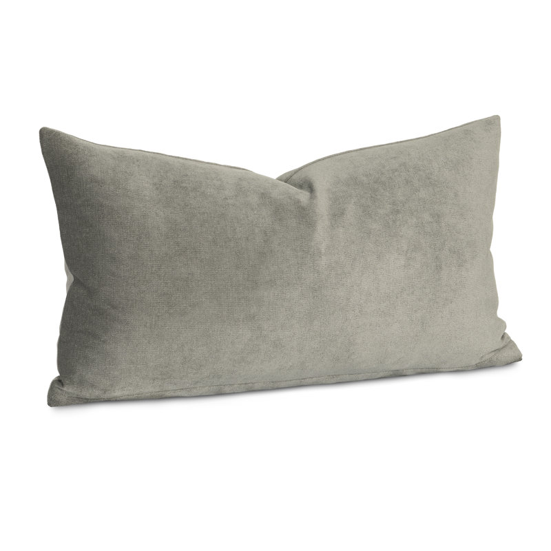 Wein Throw Pillow Cover & Insert, Coffee Bean, Rectangle 12"H x 21"W, Feather