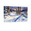 «Christmas Winter Landscape Snowy Path», ensemble de 3 impressions sur toile-1375555050
