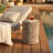 Svante Travertine Effect Weatherproof Concrete Side Table-283948979