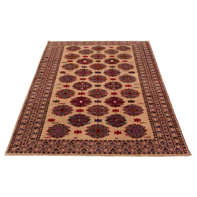Tapis brun clair 6 pi 8 po x 9 pi 3 po Teimani