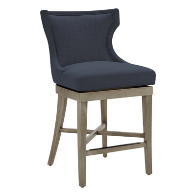 Willow Upholstered Swivel Barstool