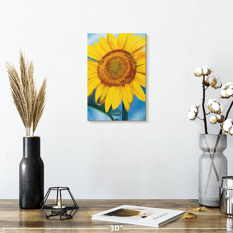 Harnek Yellow Sunflower, 12" H x 8" W