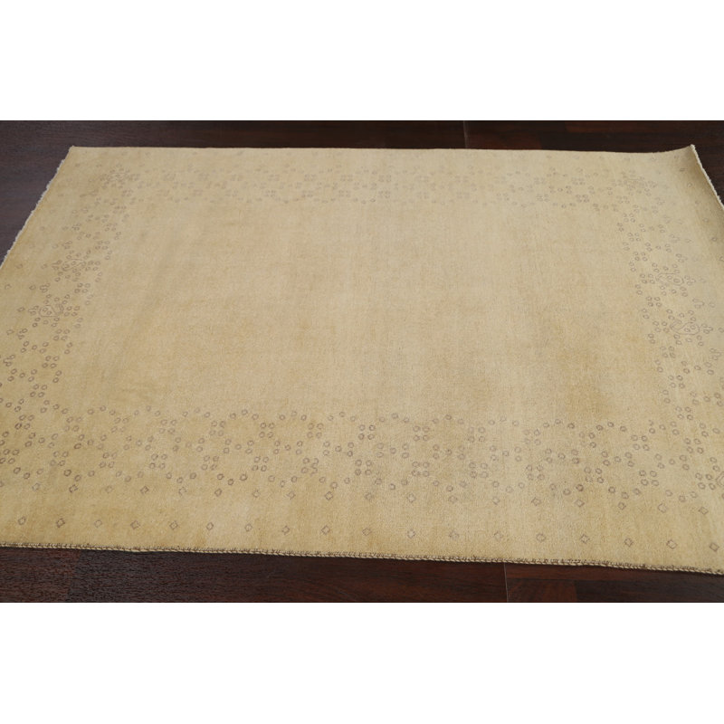 Tapis oriental en laine Diona Gabbeh Kashkoli noué à la main 4 x 6
