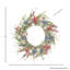 24" Geranium Daisy & Astilbe Wreath