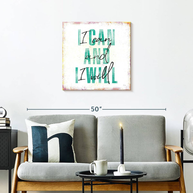 Tergel I Can And I Will, H 24 po x l 24 po
