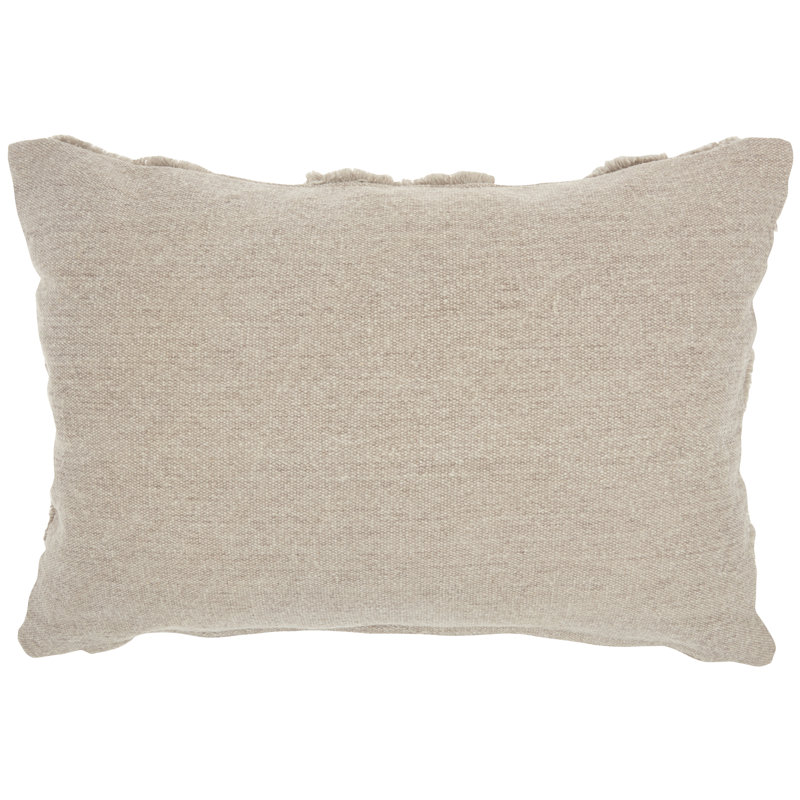 Cotton Throw Pillow, Khaki