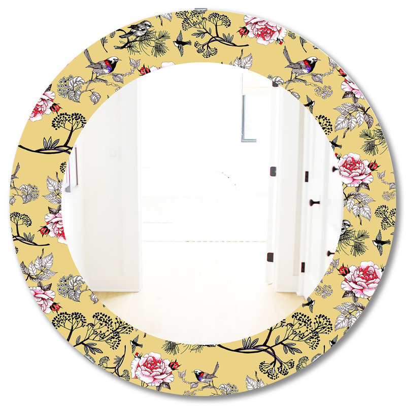 Miroir décoratif Blossom 4, H 31,5 po x l po