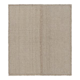 Rug & Kilim’S Contemporary Square Kilim With Textural Beige-Brown Stripes