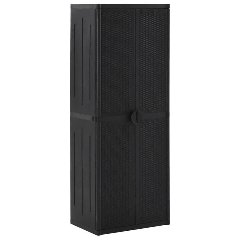 WFX Utility 65cm W 150L Polypropylene Deck Box, Black