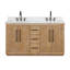 Ensemble de meuble-lavabo double avec plateau Eris 60