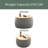 Round Storage Ottoman, 2 In 1 Function, Work As End Table And Ottoman-763392329