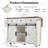 Farmhouse Kitchen Island With Power Outlet, Sliding Barn Doors, And Drop Leaf For Enhanced Storage And Functionality-83894919