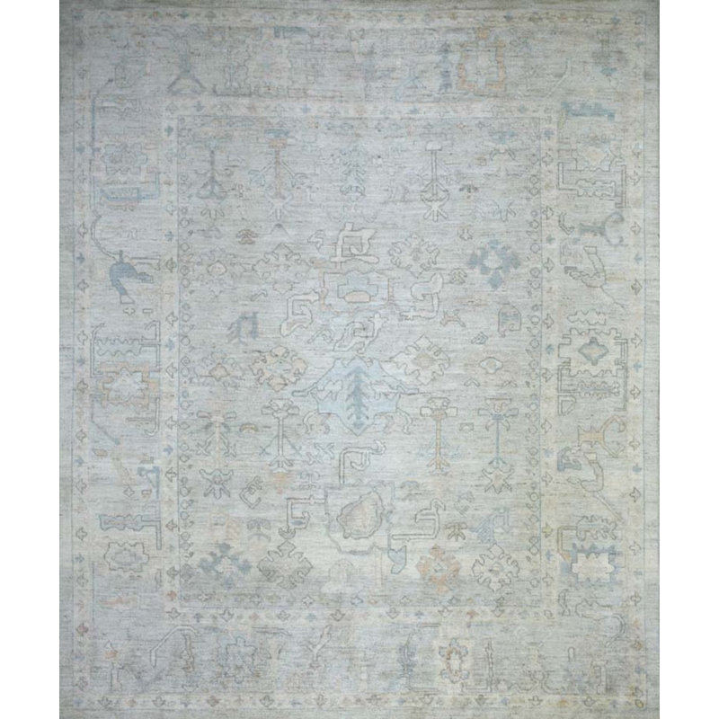Oushak Collection, Transitional One-of-a-Kind Rectangle 8'3" X 10 Hand Knotted Area Rug