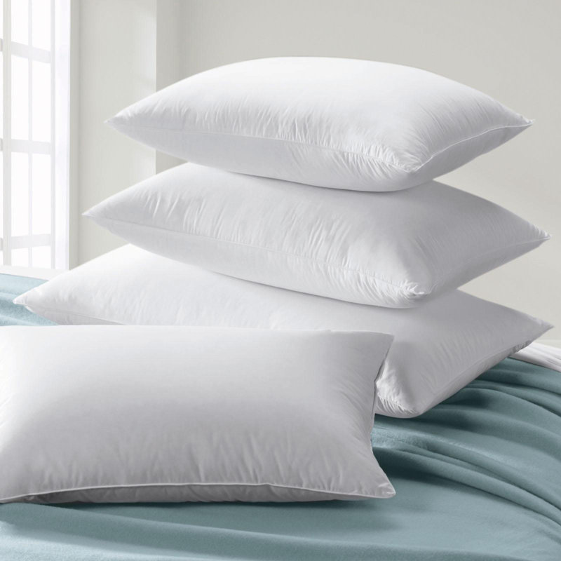 Cuddledown Percale Down Alternative Pillow, Queen Medium, Queen, Medium